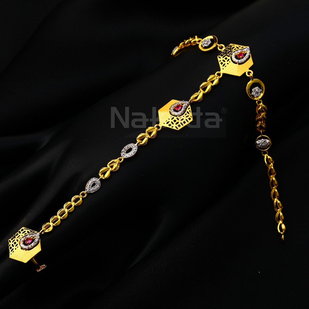 22CT CZ  Gold Ladies Hathpan HP142