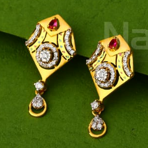 916 Gold Hallmark Ladies Pendant Set FPS446 - Image 3