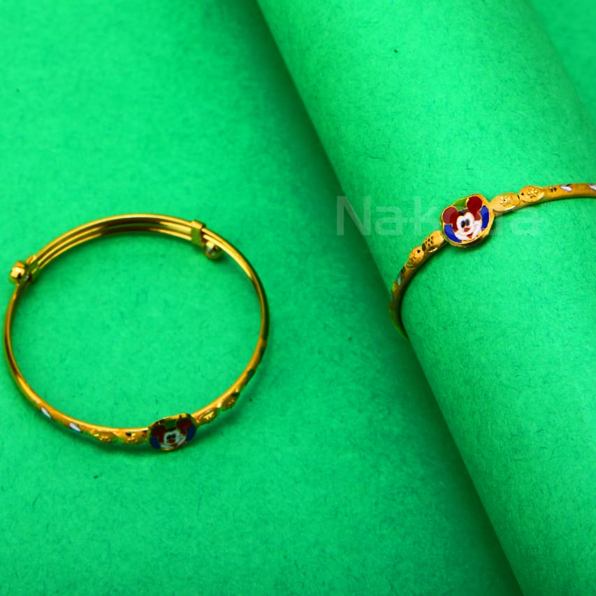 750 gold cz hallmark delicate kids kadali kk91