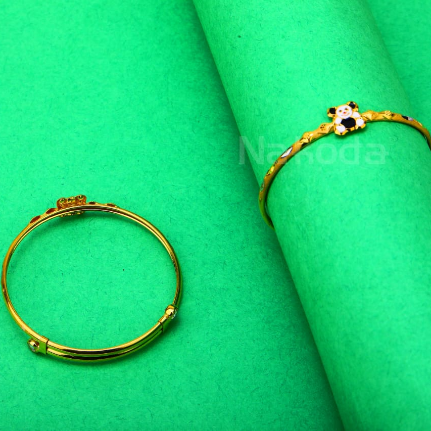 750 gold cz hallmark classic kids kadali kk90