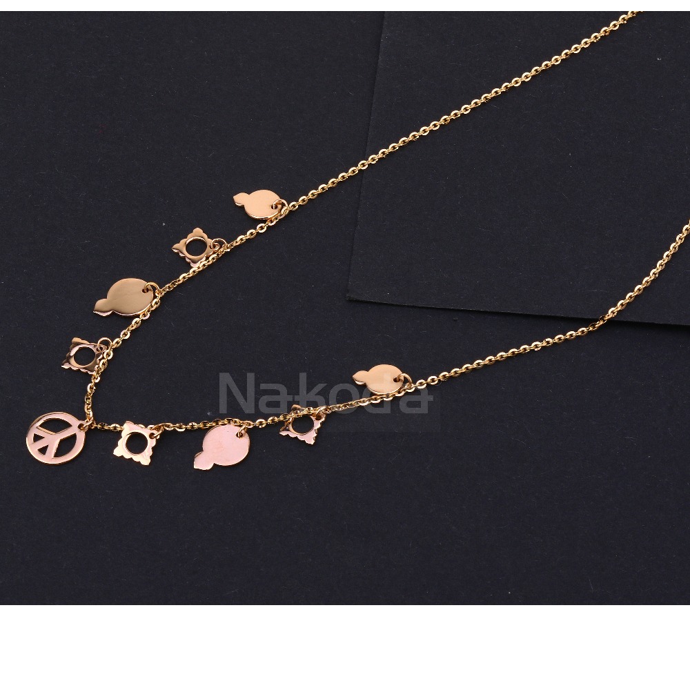 750 Rose Gold CZ Exclusive Hallmark Tanmaniya RTM543