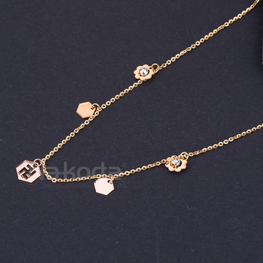 18KT Rose Gold CZ Stylish Tanmaniya RTM480