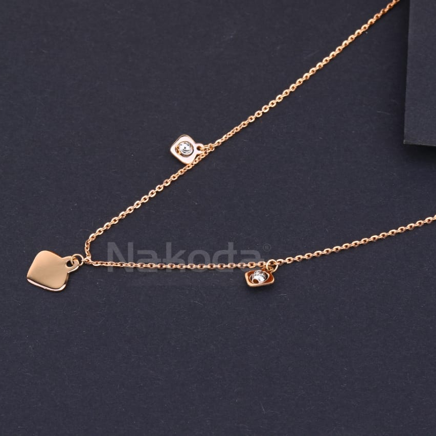 18KT Rose Gold CZ Designer Tanmaniya RTM477