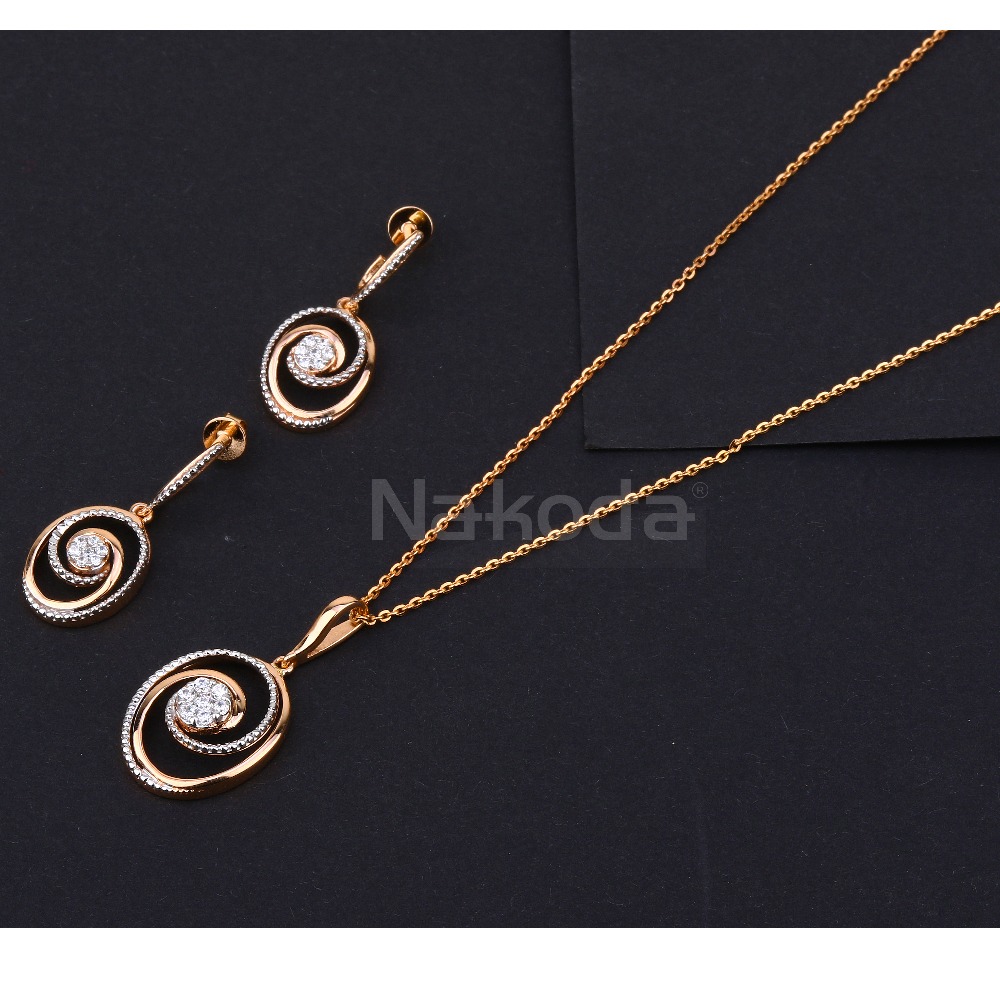 750 Rose Gold Women's Designer Hallmark Tanmaniya RTM525