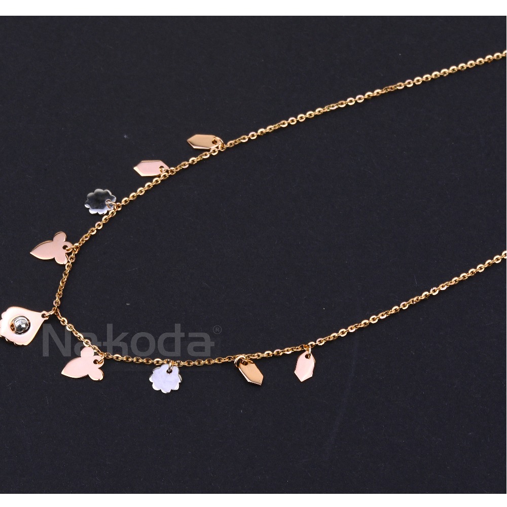 750 Rose Gold Women's Fancy Hallmark  Tanmaniya RTM504