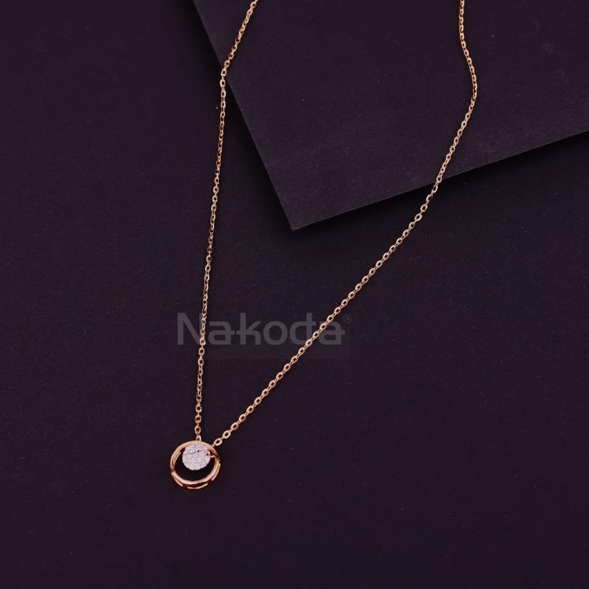 750 Rose Gold CZ Classic Tanmaniya RTM453