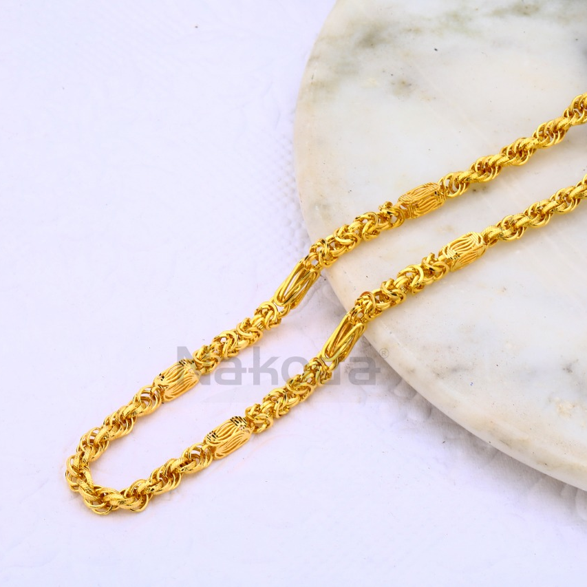 22kt gold cz gorgeous mens choco chain mch667