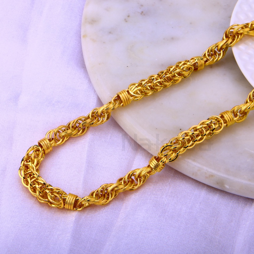 916 Gold Designer Mens Choco chain MCH770