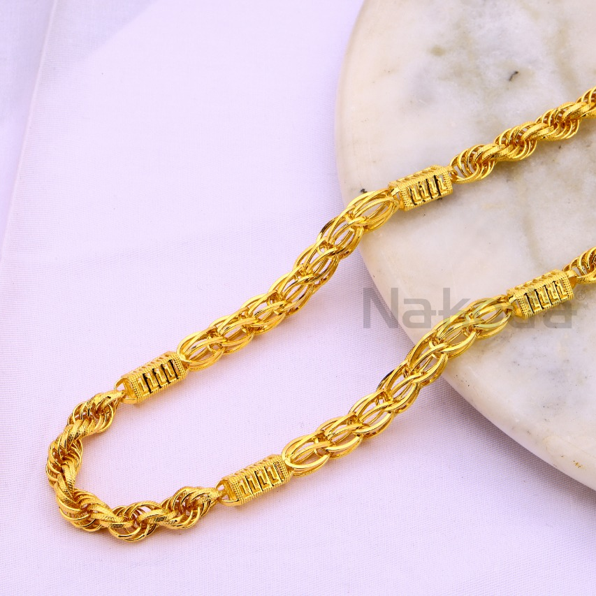 916 Gold Hallmark Stylish Mens Chock Chain MCH734