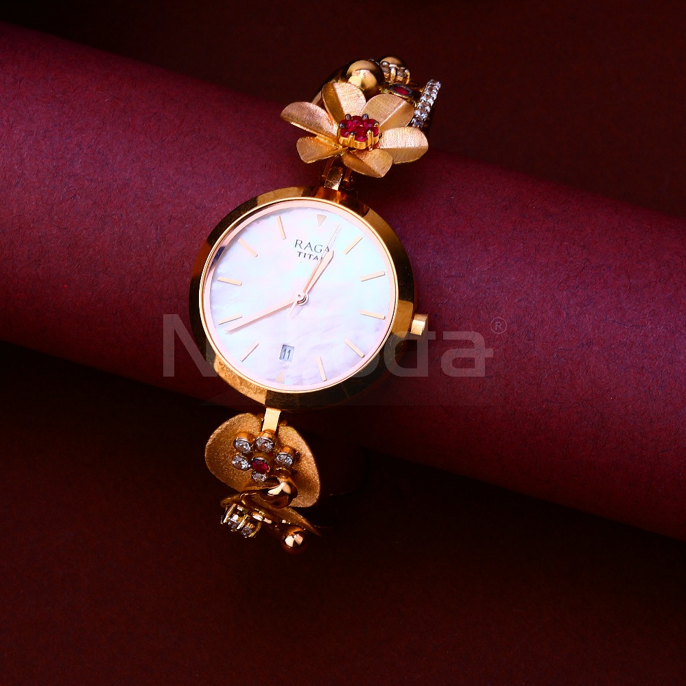 18KT Rose Gold Designer Ladies Watch RLW415