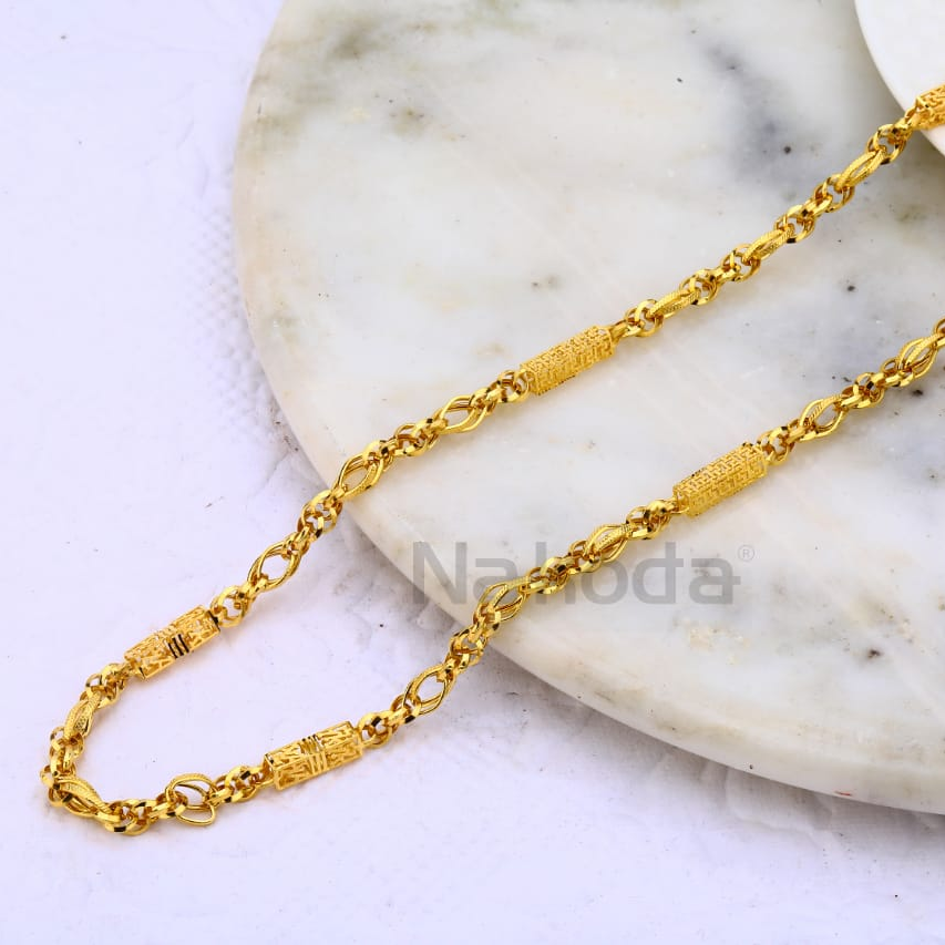 916 Gold CZ Mens Gorgeous Choco Chain MCH687