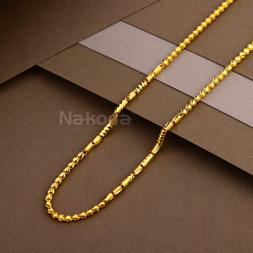 916 gold mens hollow chain mhc17