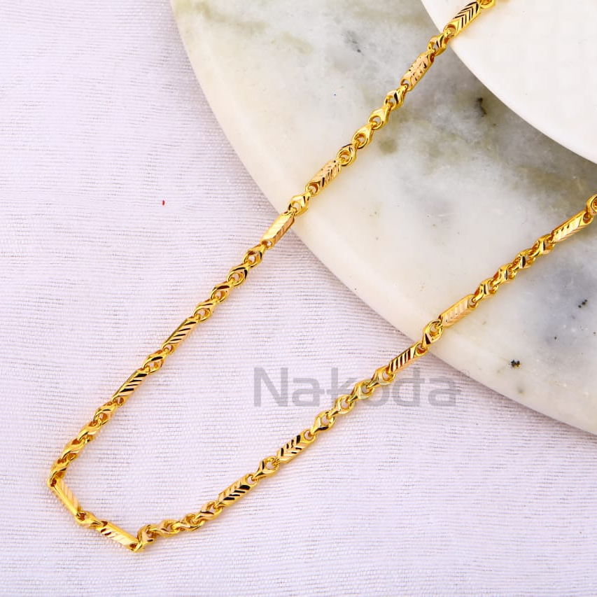 916 Gold Hallmark Designer Mens Choco chain MCH760