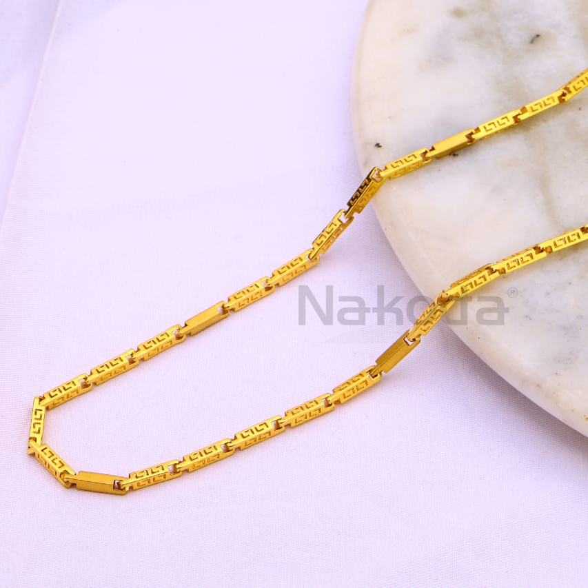 916 Gold Hallmark Gorgeous Mens Choco chain MCH710