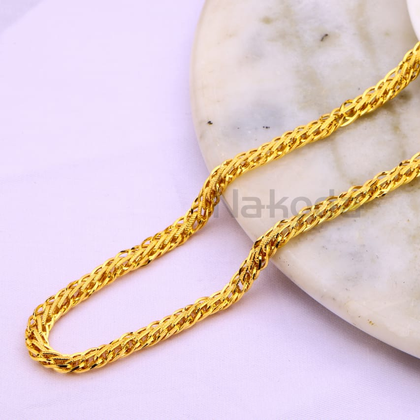 916 Gold Fancy Mens Choco chain MCH706