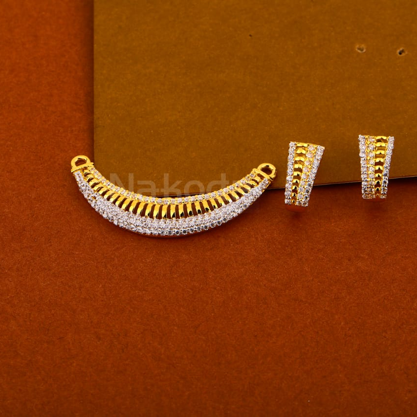 22KT CZ Ladies Exclusive Mangalsutra Pendant Set MP473