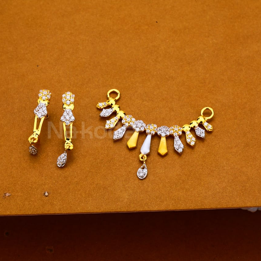 22KT Hallmark Ladies Exclusive Mangalsutra Pendant Set MP462