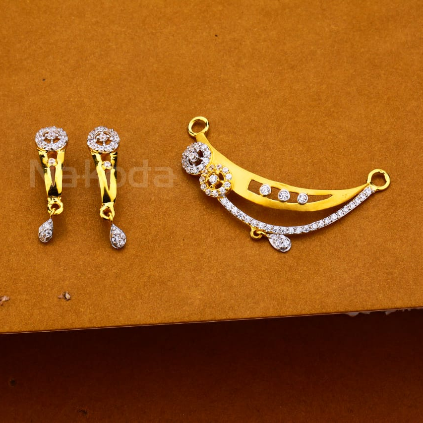 916 Hallmark Ladies Designer Mangalsutra Pendant Set MP456