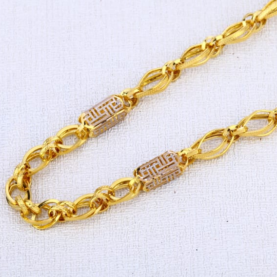916 Gold Stylish Mens Choco Chain MCH648 - Image 2