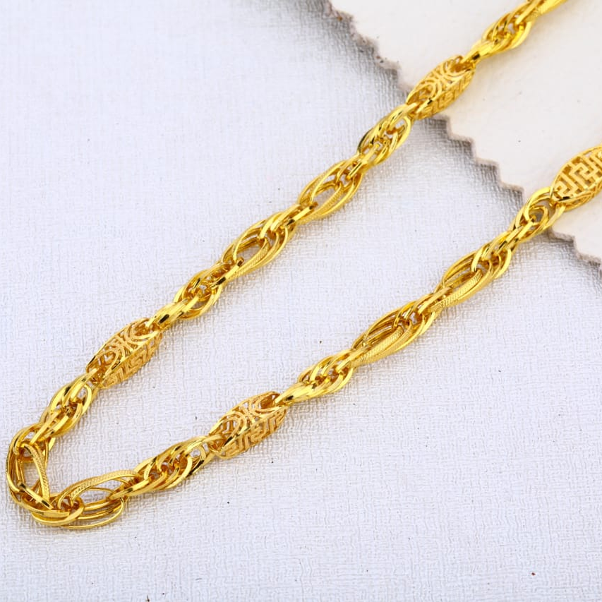 916 Gold Classic Mens Choco Chain MCH642