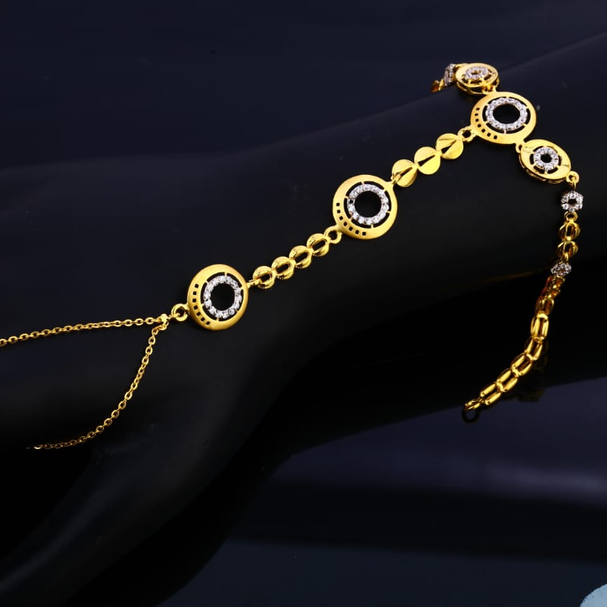 916 Gold CZ Classic Ladies Hathpan HP97