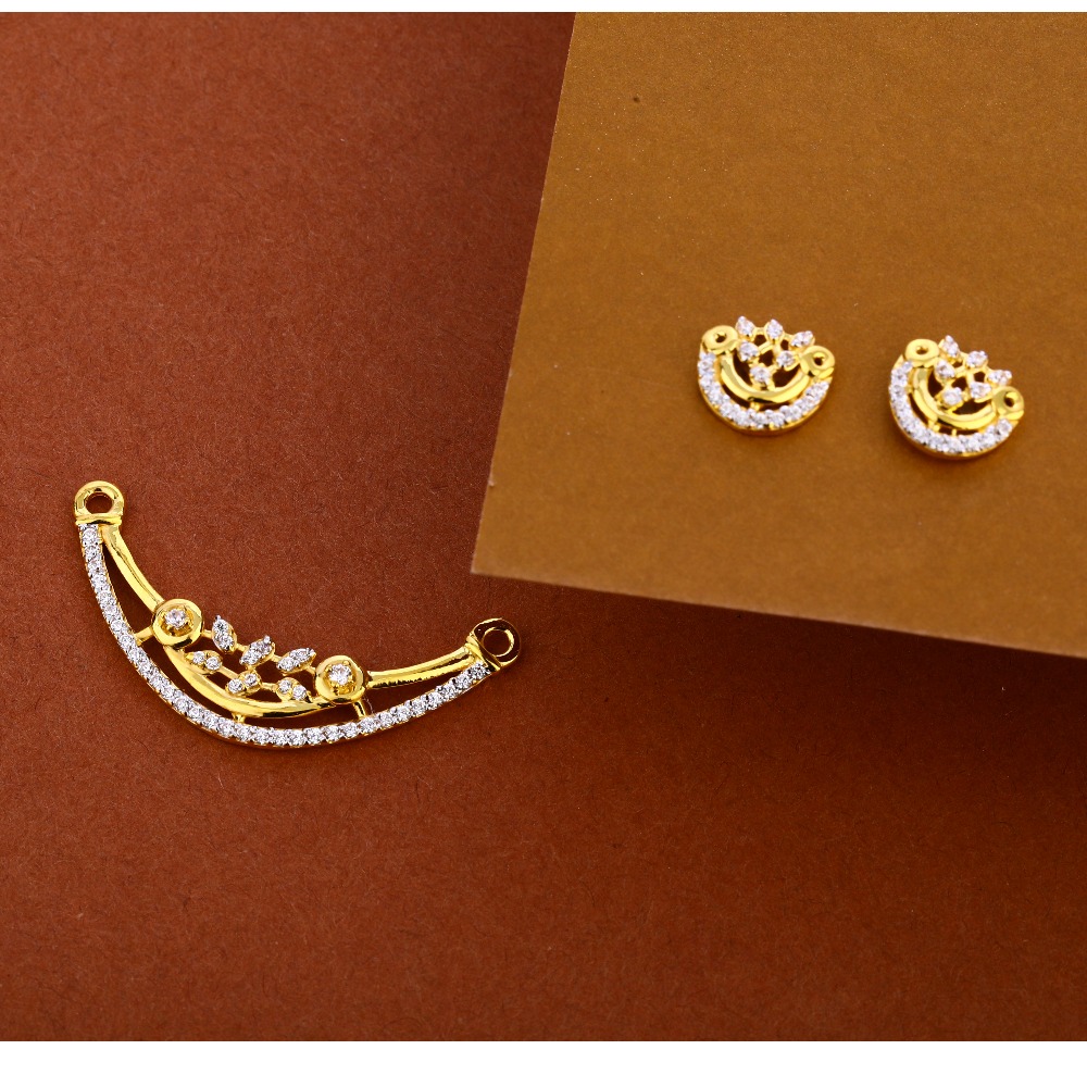 22KT Gold Women's exclusive Hallmark Mangalsutra Pendant MP353