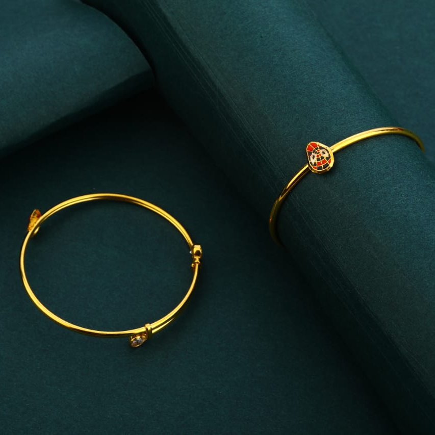 18kt gold cz classic kids kadali kk58