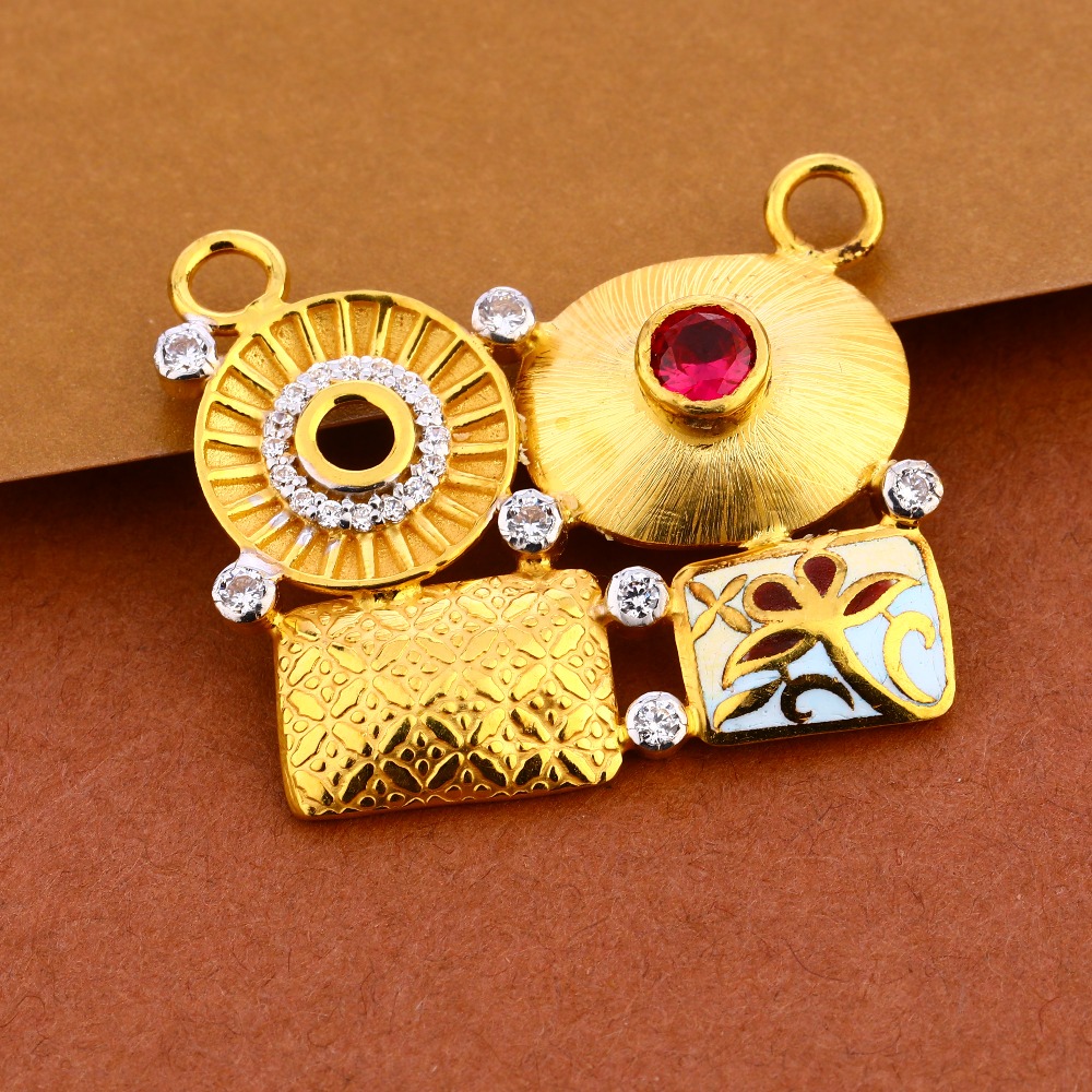 916 gold ladies fancy mangalsutra pendant  mp382