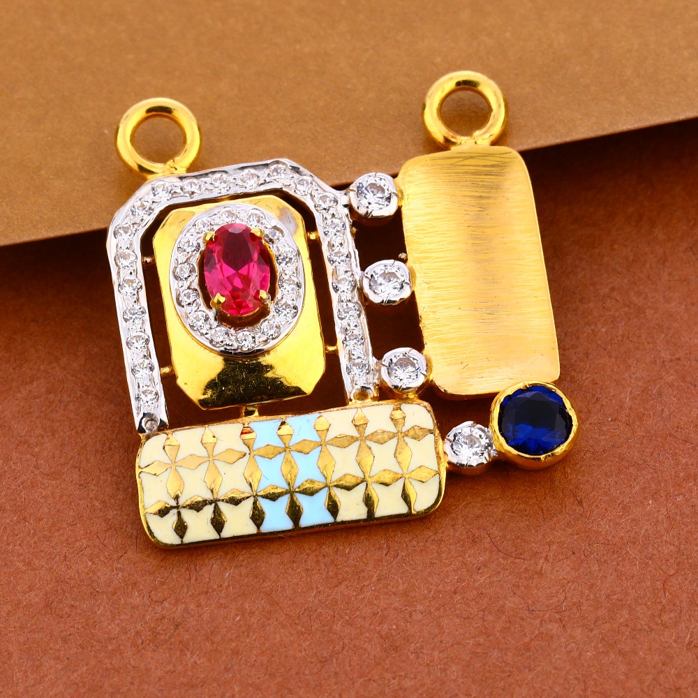 916 gold ladies designer mangalsutra pendant  mp379