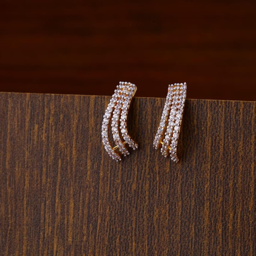 22ct gold hallmark classic ladies tops earrings lte58
