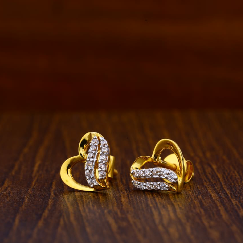 22KT Gold Hallmark Exclusive Ladies Tops Earrings LTE52