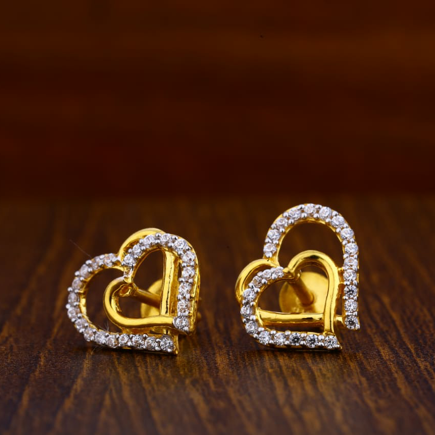 22KT Gold Classic Ladies Tops Earrings LTE50