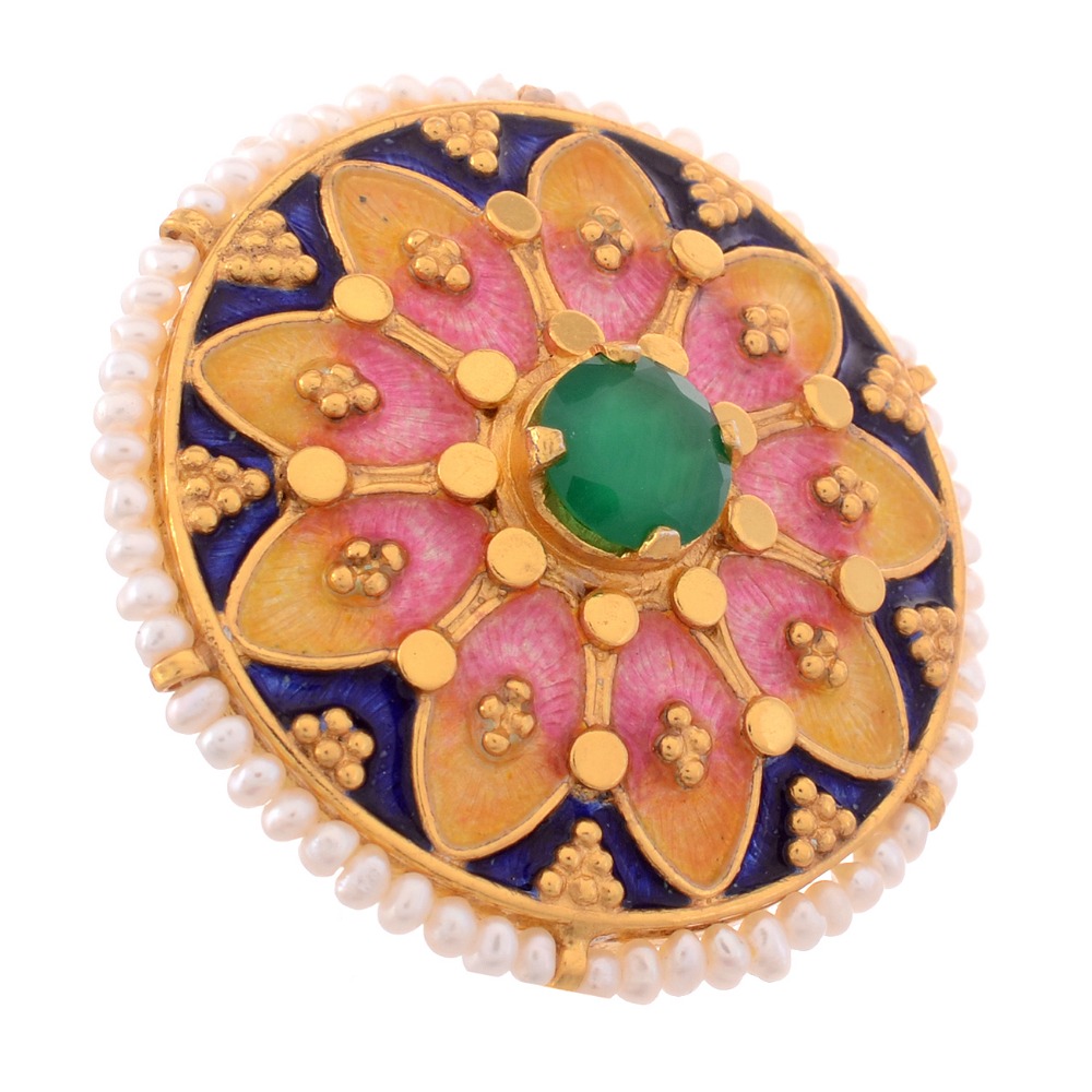 Fancy Kundan Ladies Ring
