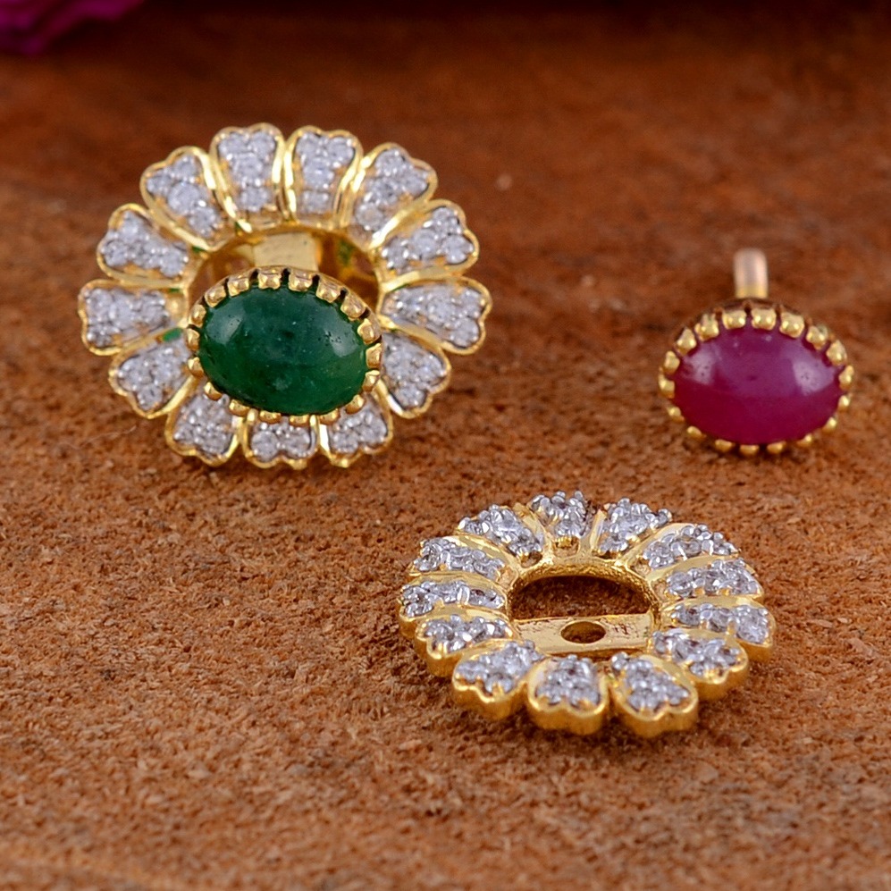 14K / 585 Gold Fancy Ladies Earrings