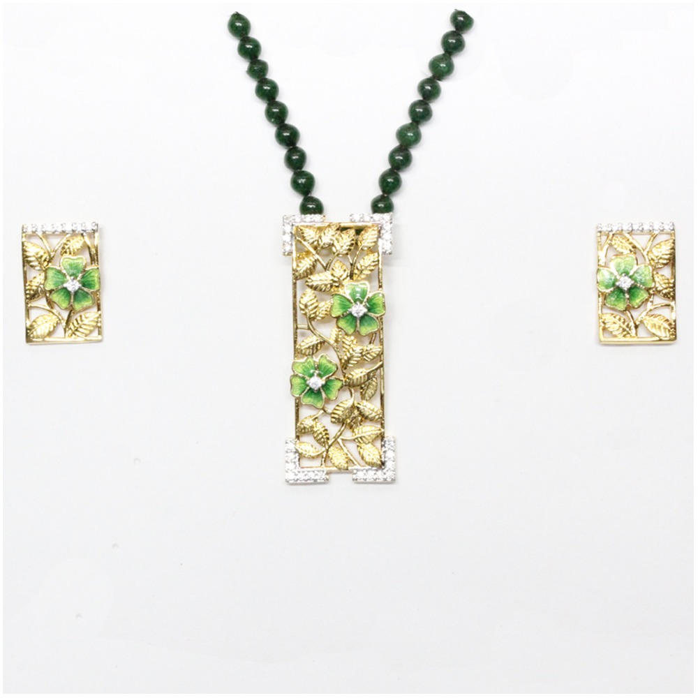 Fancy Meenakari Rectangle Set