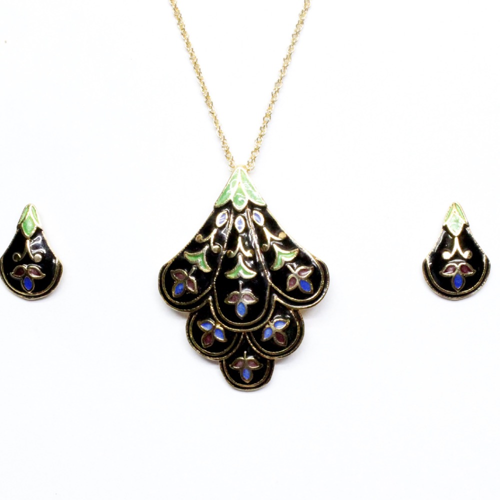 Meenakari Special 925 Attractive Necklace Set