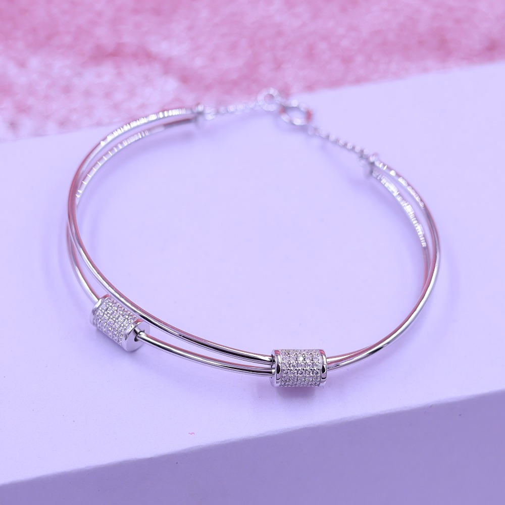 92.5 fancy silver bracelet
