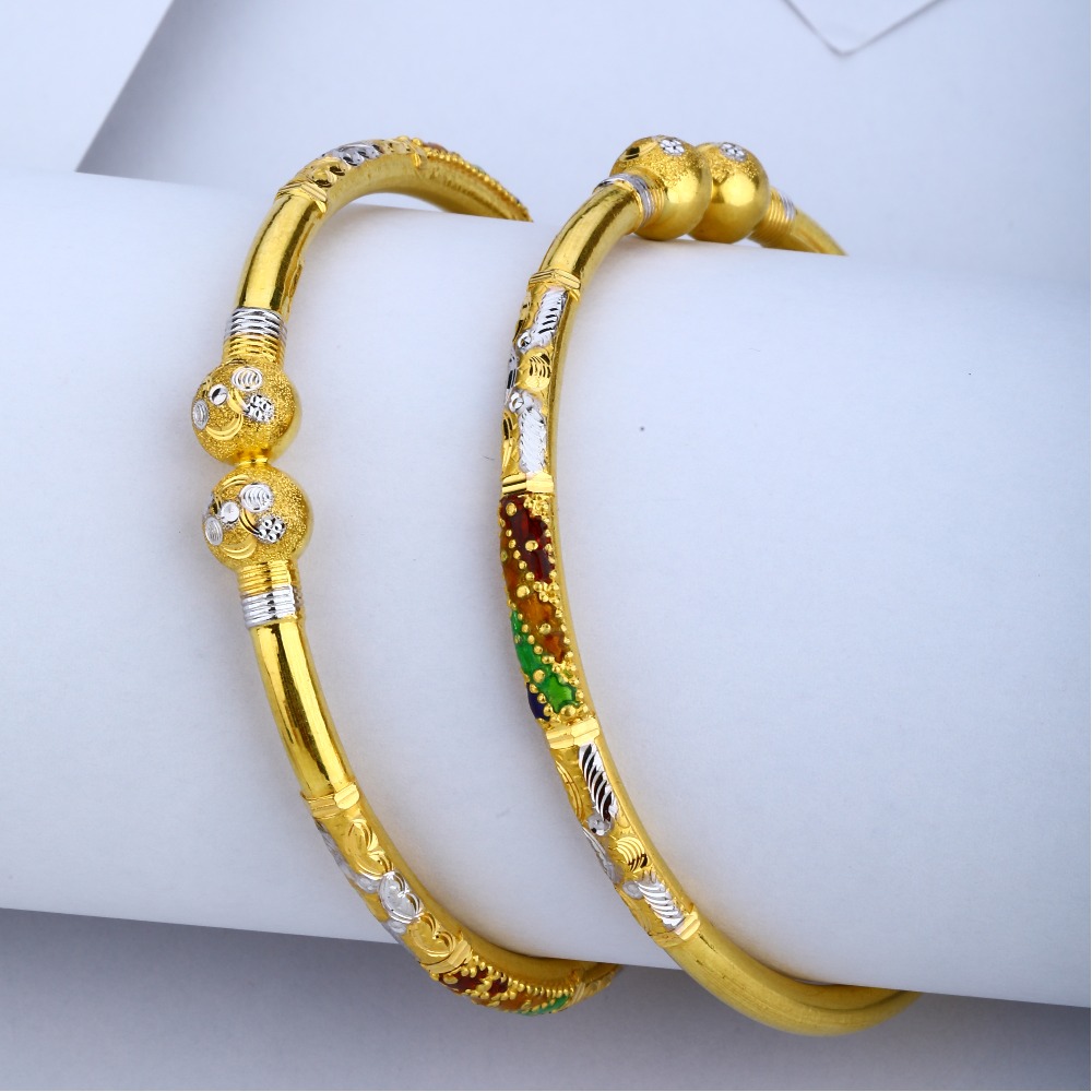22Kt Gold Ball Pipe Copper Kadli