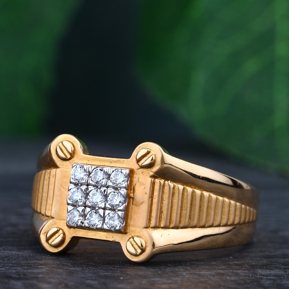 916 Gold Diamond Hallmark Delicate Ring