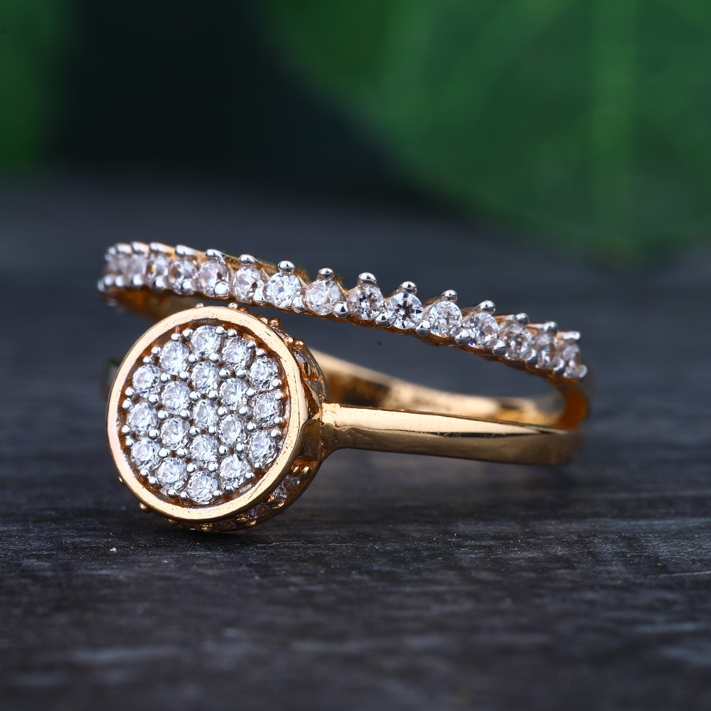 916 Gold Hallmark Attractive Rign for Women