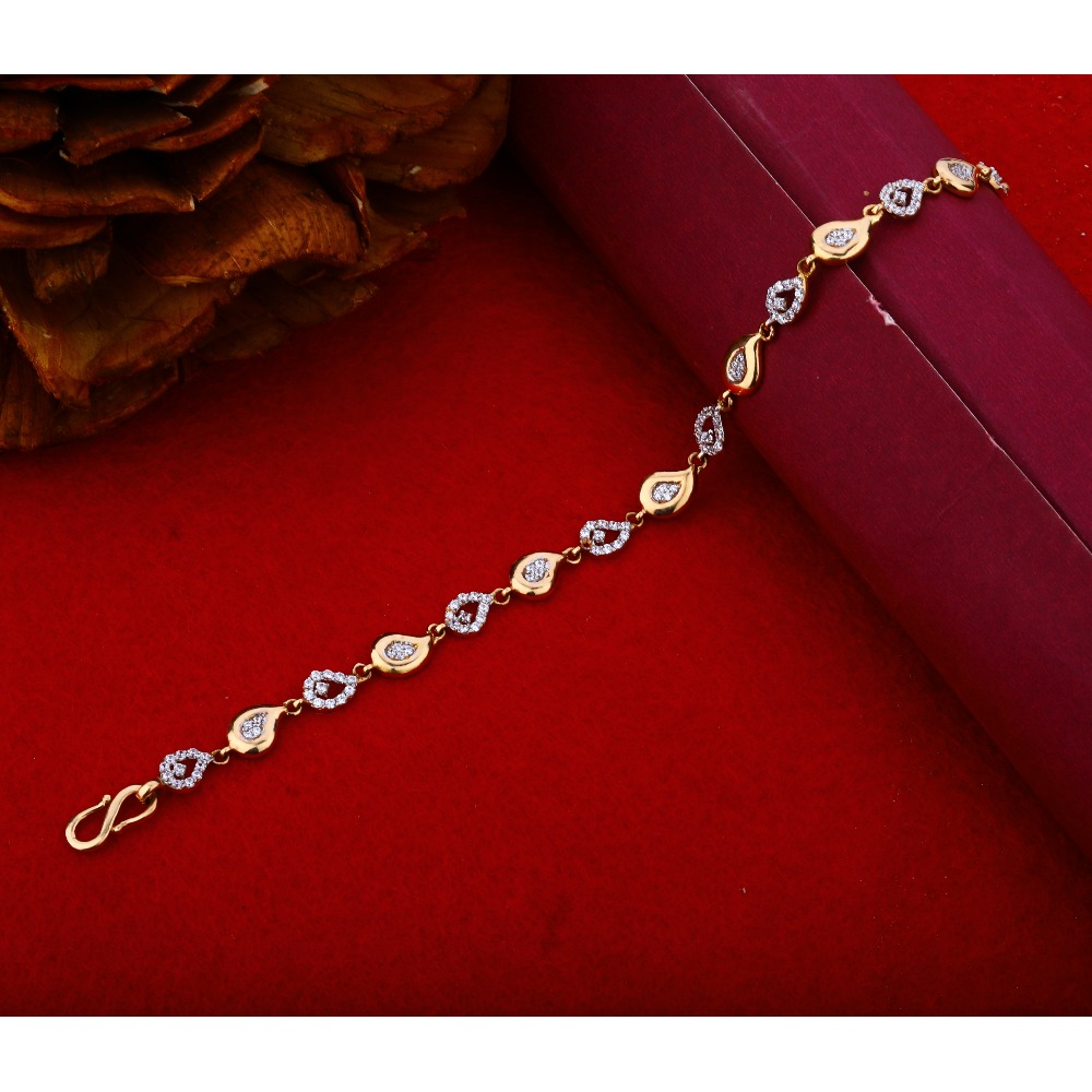 18KT Rose Gold  Attractive Bracelet Design For Women RHJ-1215