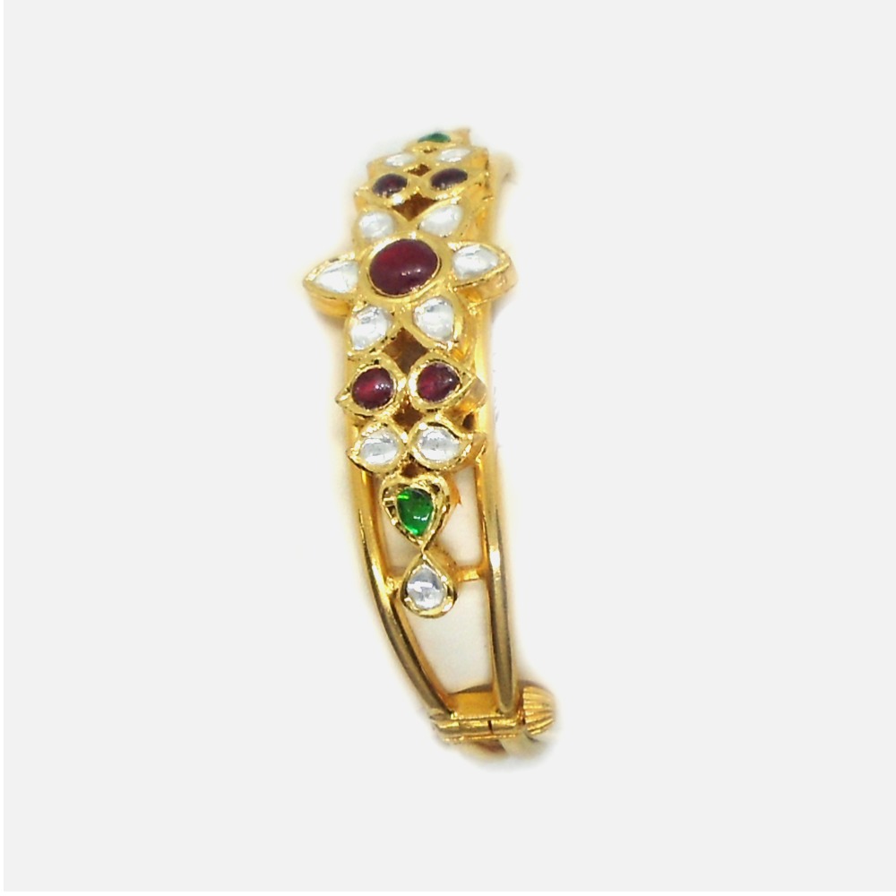 22KT Gold Antique Wedding Bangle Kada RHJ-4930