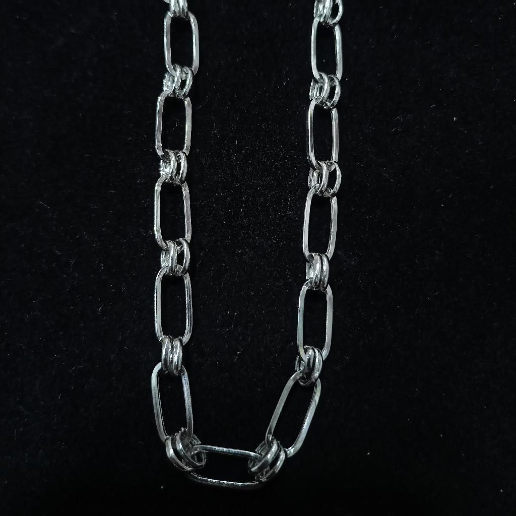 Pure Silver Indo Italian Design Chain For Men