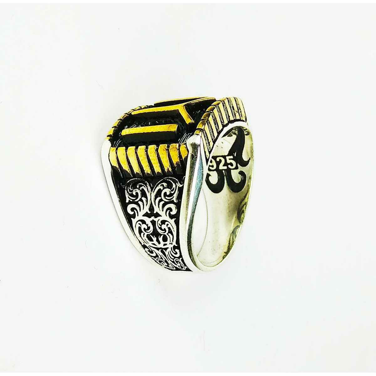 Expensive 925 Silver IYI Gents Ring - Image 2
