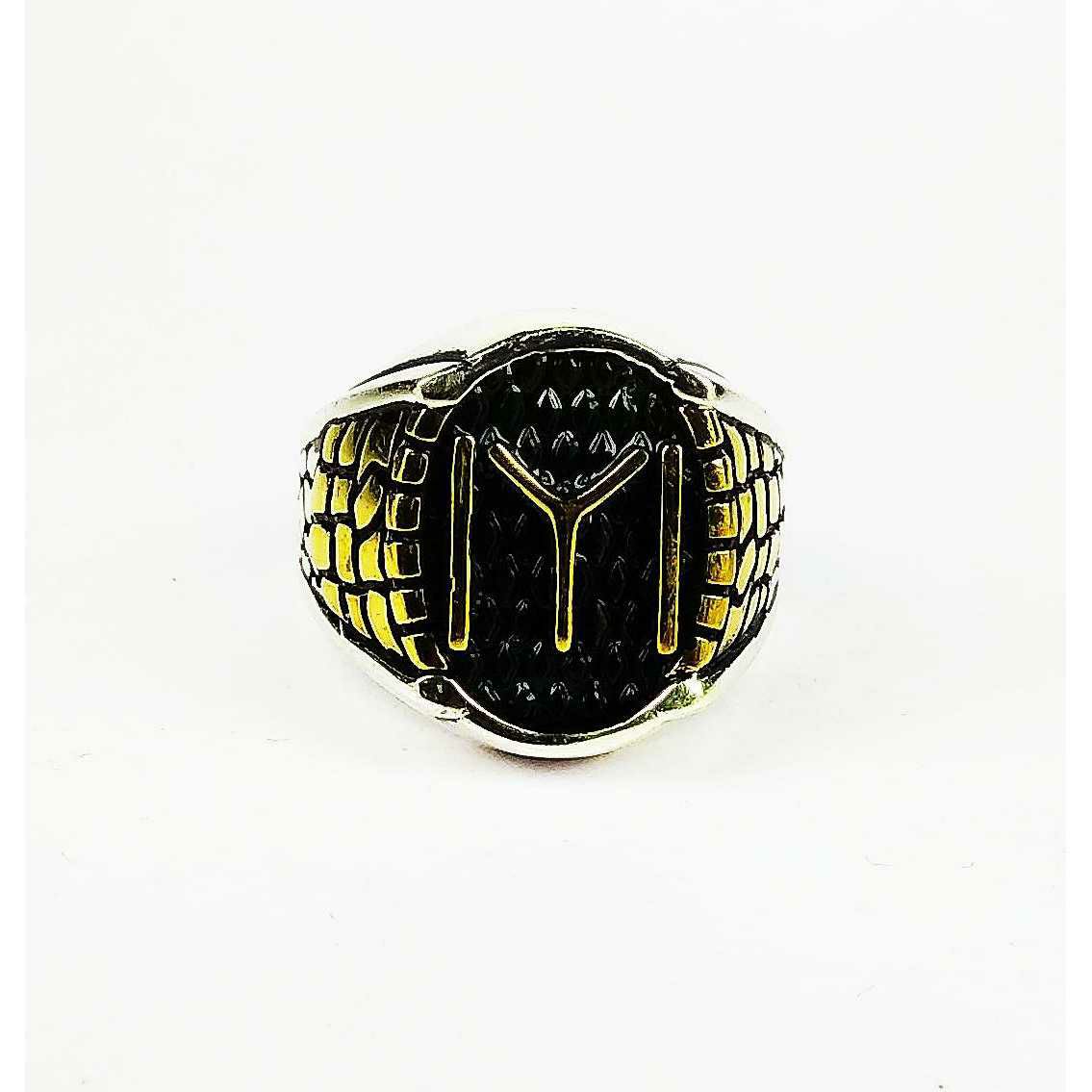Light Weight 925 Silver IYI Gents Ring