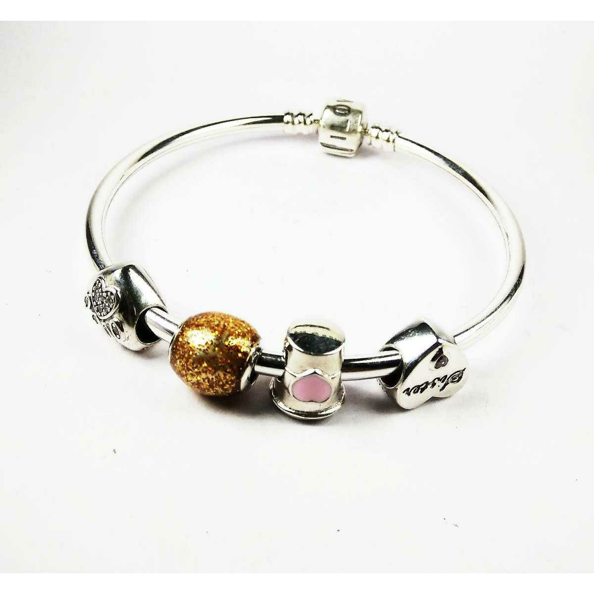 Fancy 925 Silver Ladies Kada Bracelet For Sisters