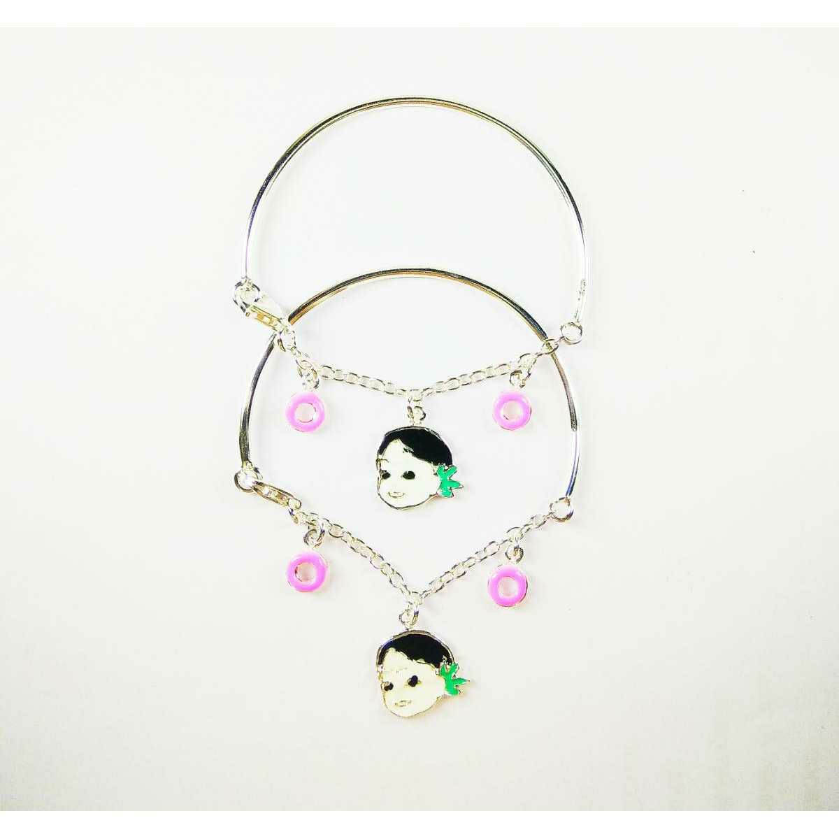New 925 silver baby bracelet with cartoon shape