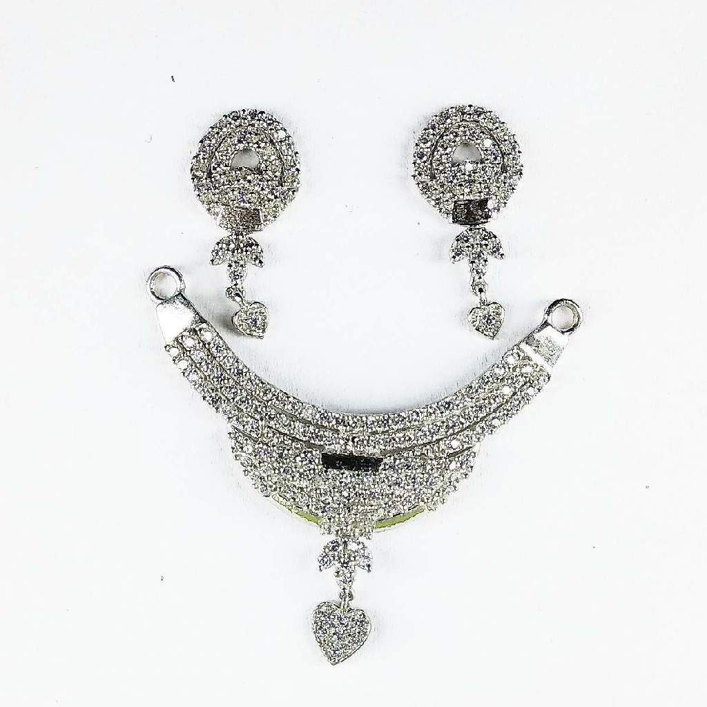 Pure 925 silver mangalsutra pendant
