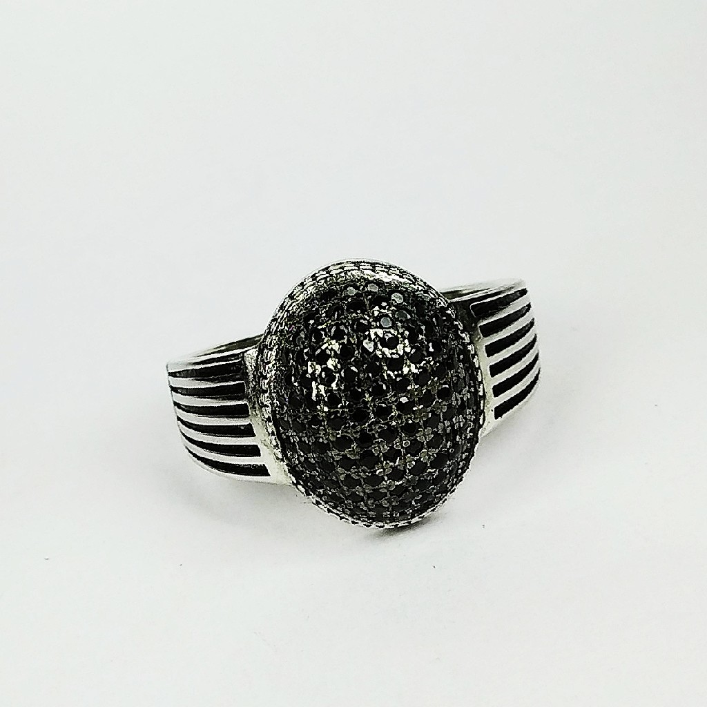 92.5 sterling silver enamel ring ml-129