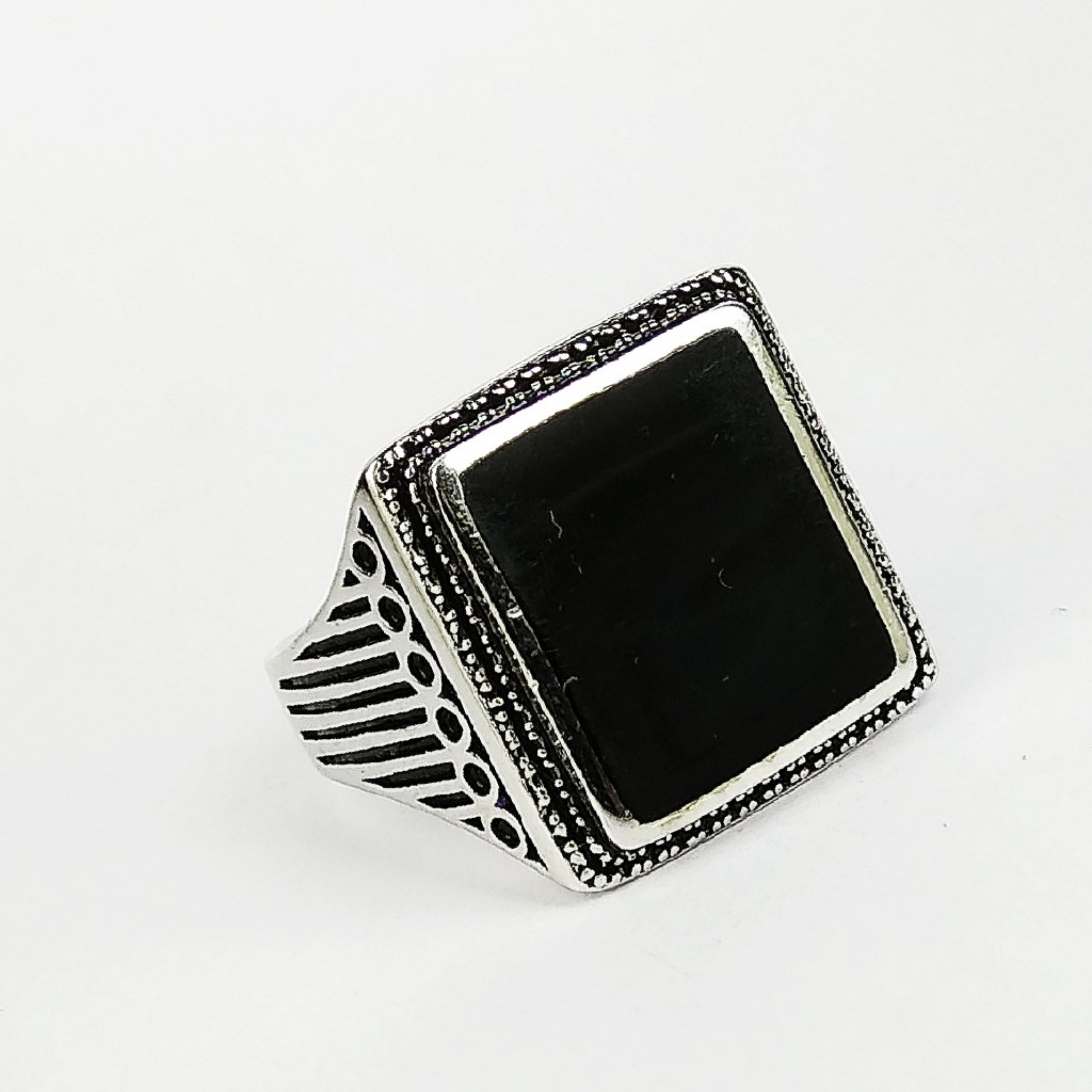 92.5 sterling silver enamel ring ml-122